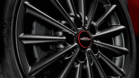 accessori mini – coprimozzo flottante JCW MINI – john cooper works