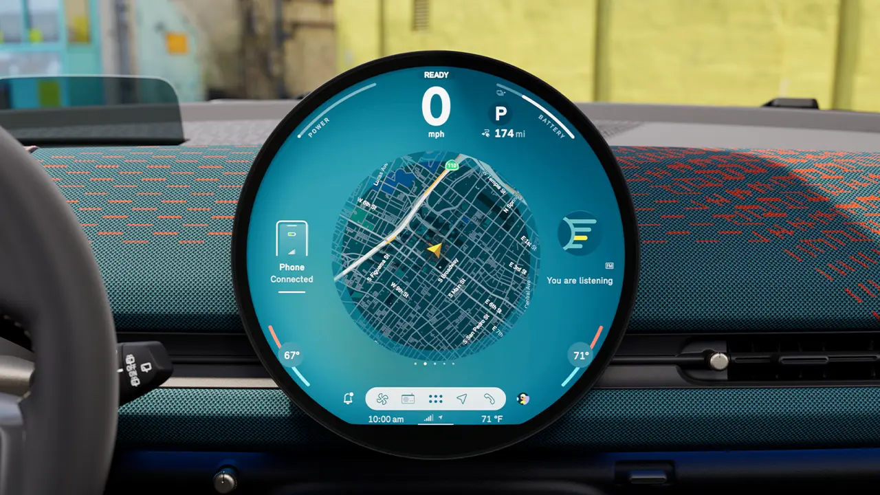 All-Electric MINI Aceman - Display circolare