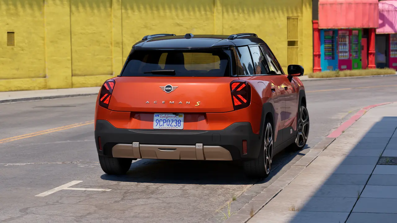 All-Electric MINI Aceman - Video parte posteriore