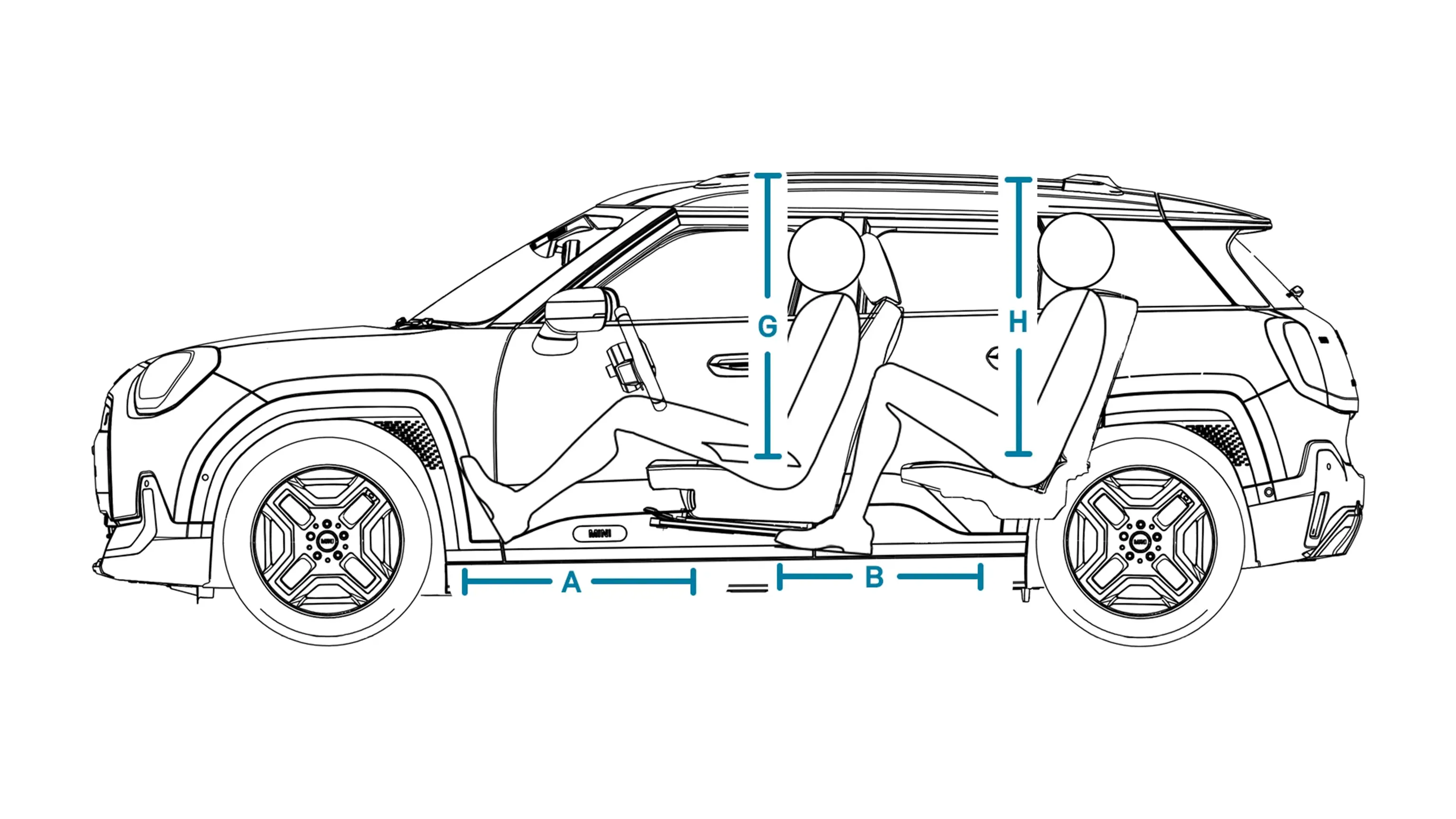 All-Electric MINI Aceman - Dimensioni Lato interno