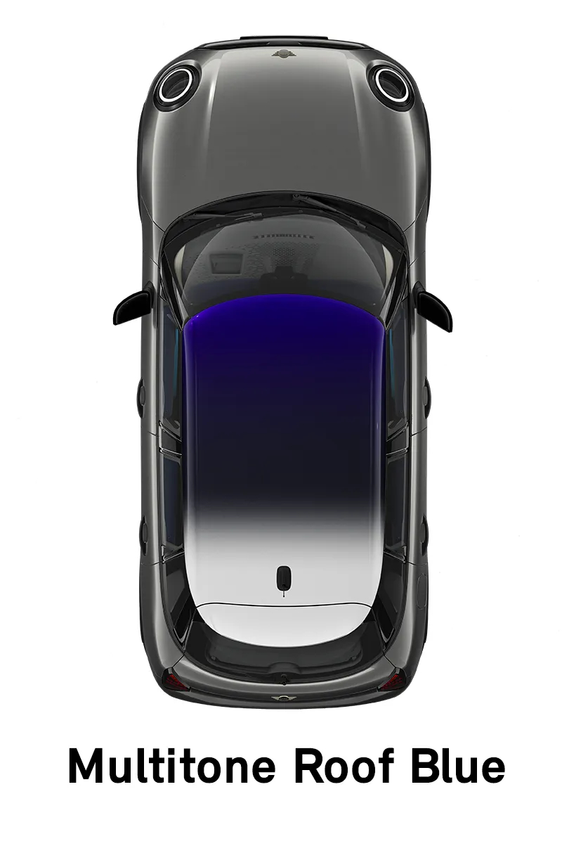  MINI - equipaggiamento - tetto versione multitone blue