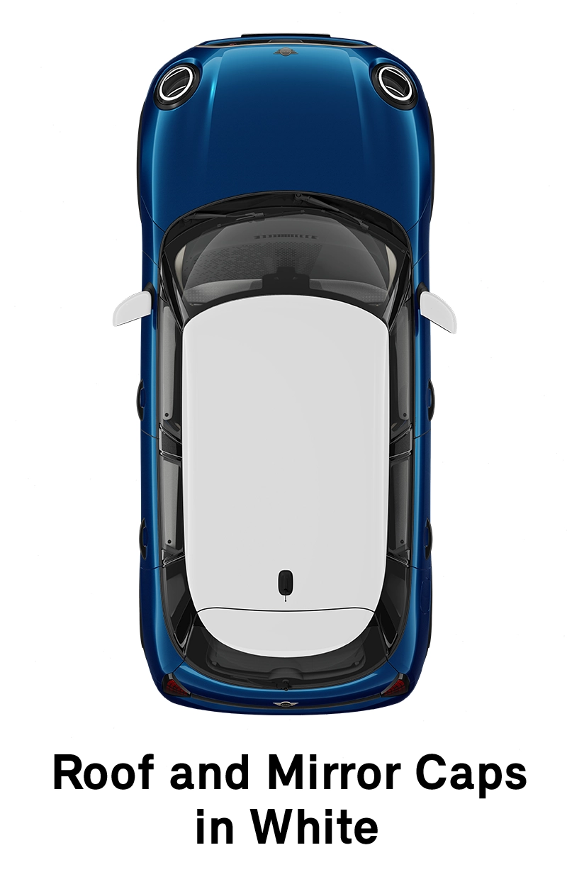  MINI - equipaggiamento - tetto e calotte specchietti in versione favoured bianco