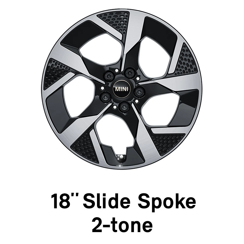 MINI - equipaggiamento - 18 pollici slide spoke bicolore