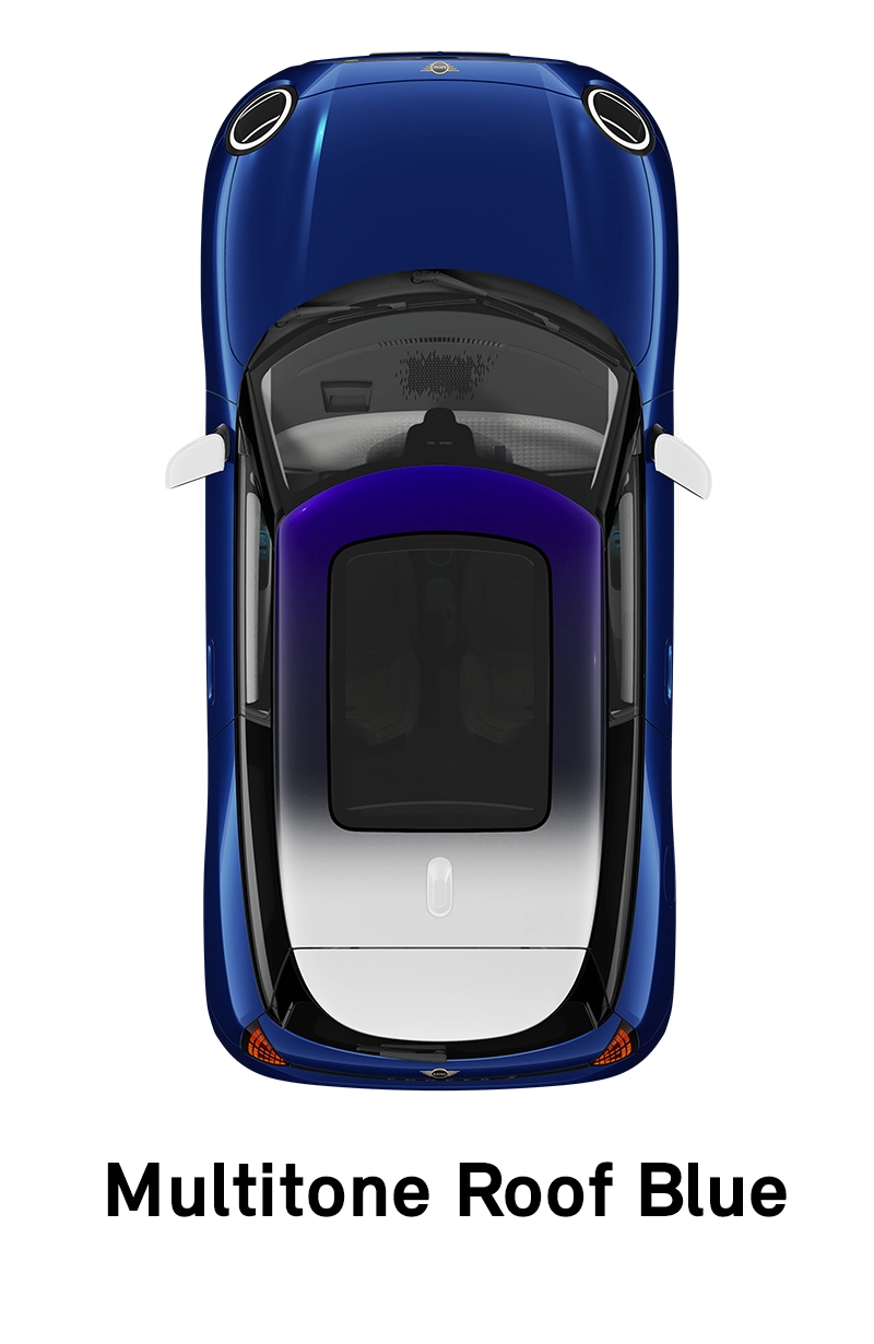  MINI - equipaggiamento - tetto versione favoured multitone blue