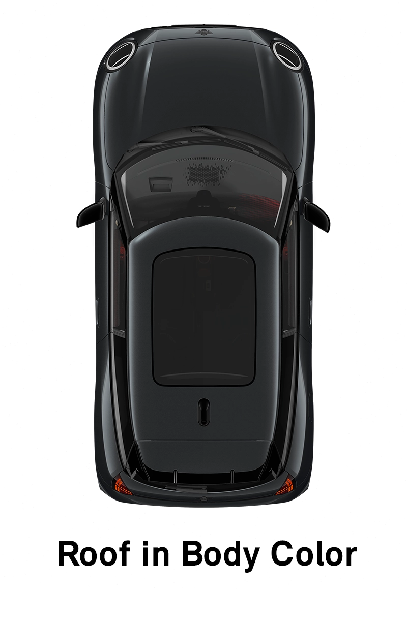  MINI - equipaggiamento - tetto versione jcw in tinta carrozzeria