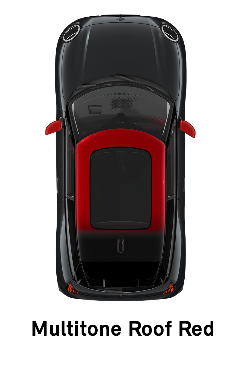  MINI - equipaggiamento - tetto versione jcw multitone rosso