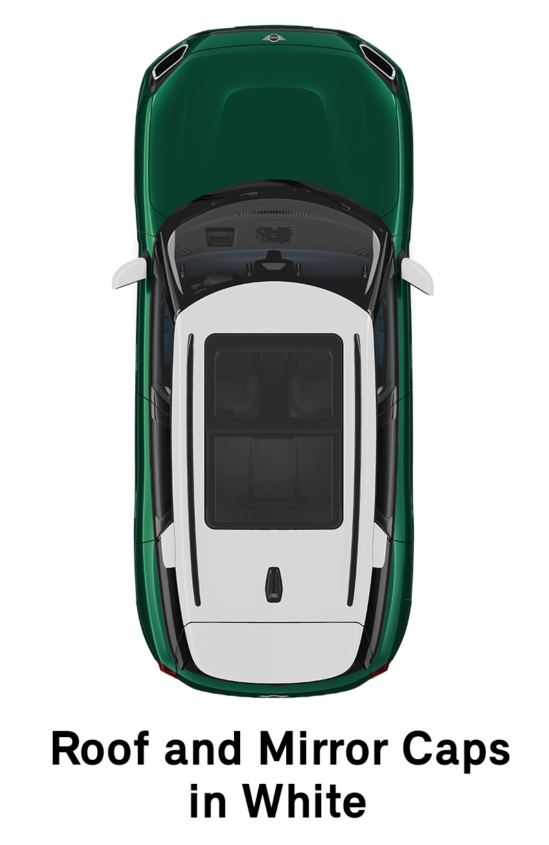  MINI - equipaggiamento - tetto e specchietti in versione classic bianco