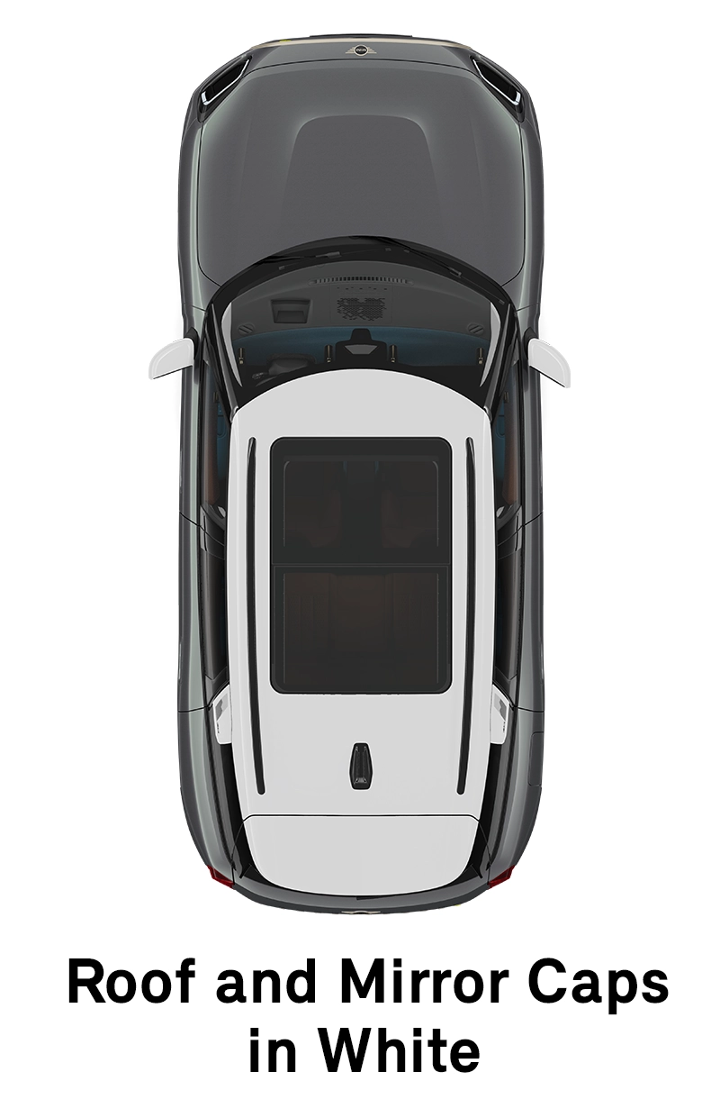  MINI - equipaggiamento - tetto e calotte specchietti in versione favoured bianco