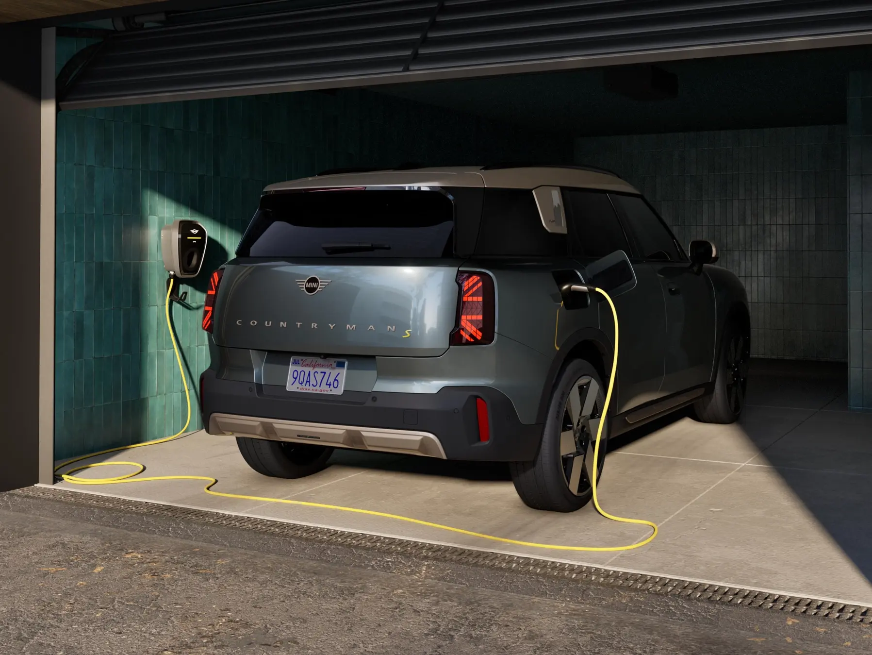 All-Electric MINI Countryman - vista posteriore