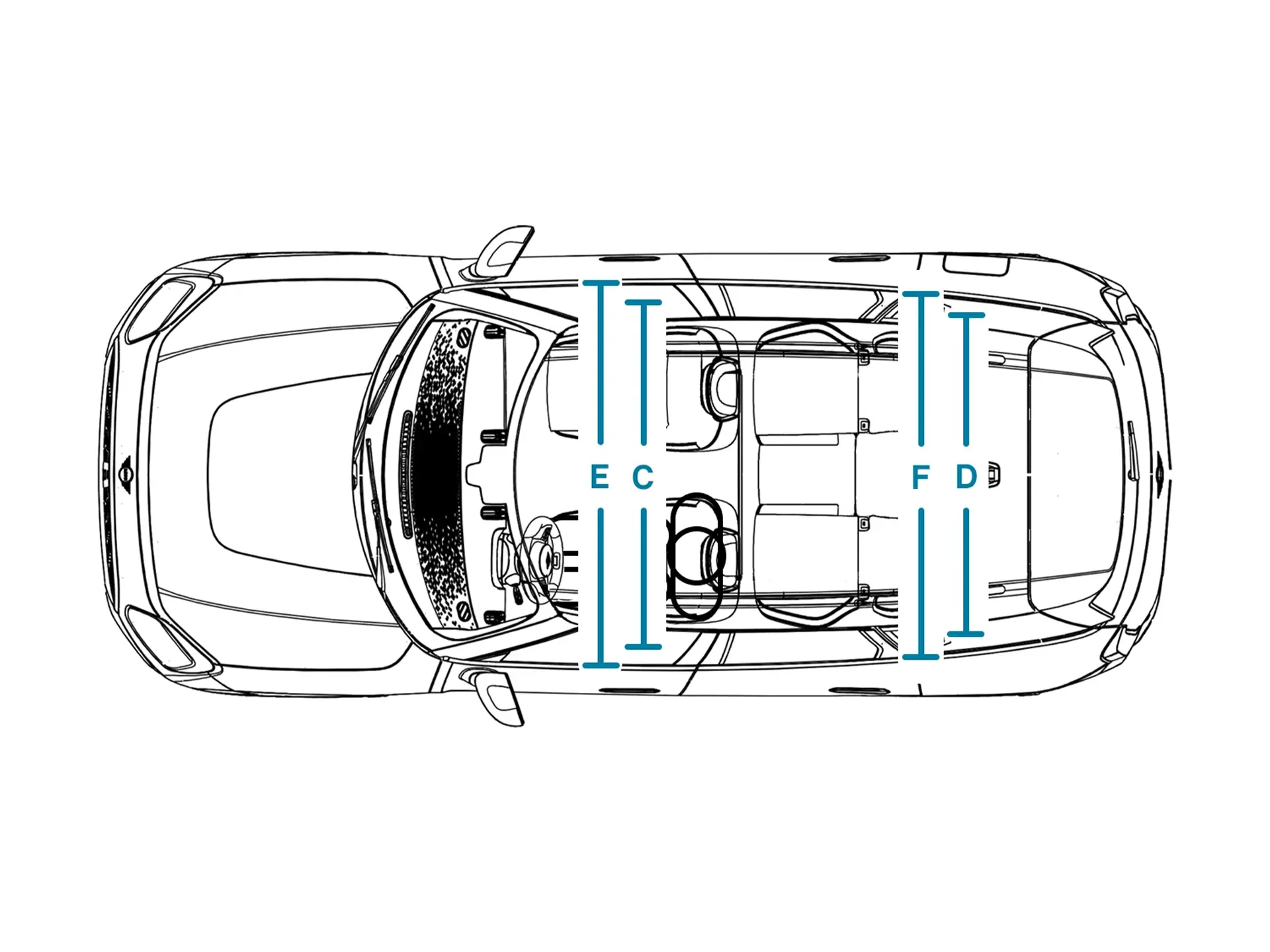 MINI Countryman - Dimensioni Capote Interno