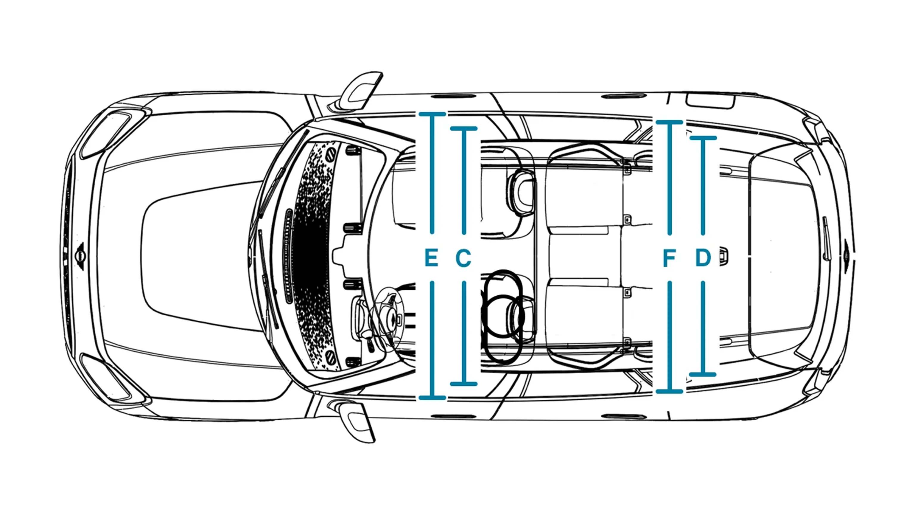 MINI Countryman - Dimensioni Capote Interno
