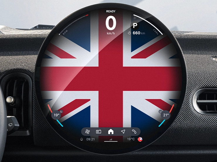 Vista degli interni della MINI Cooper Oxford Edition.