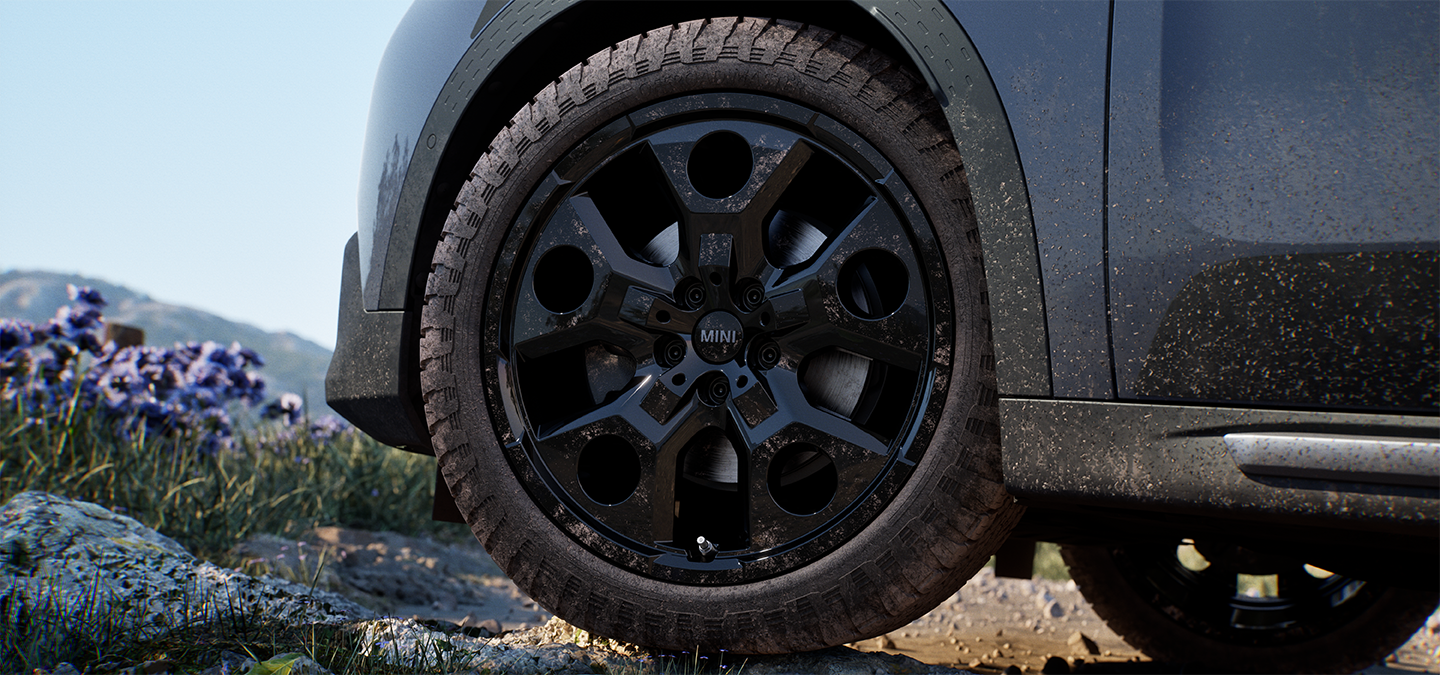 Immagine delle ruote della MINI Countryman Untamed Edition.