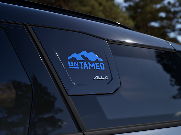 Immagine del montante C della MINI Countryman Untamed Edition.