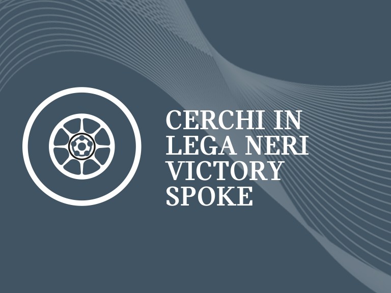 Nuova MINI Camden Edition - CERCHI IN LEGA NERI VICTORY SPOKE.