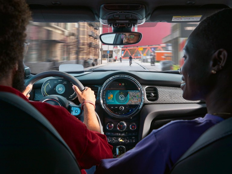 MINI Connected – display touchscreen – autoradio